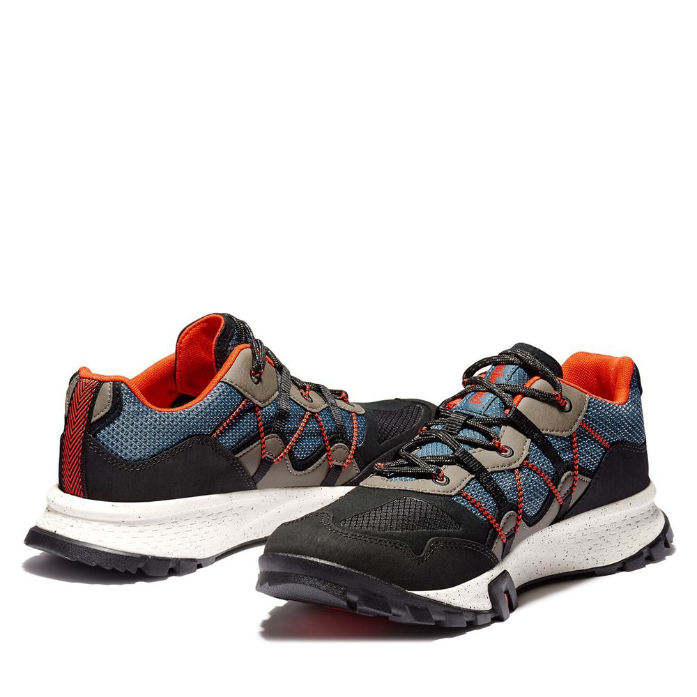 Tênis Trilha Masculino - Timberland Garrison Trail Baixo - MCFNO4091 - Pretas/Azuis